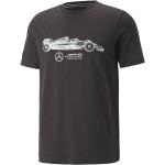 Puma Mercedes Amg Petronas F1 Ess Car Graphic Short Sleeve T-shirt Musta M Mies