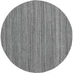 Tummanharmaat Designer Polyesteriset Rugvista Pyöreät matot läpimitaltaan 200cm alennuksella 