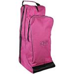 QHP Combi Riding Boot / Helmet Bag Tournament Bag 600 D (Pink-Grey)