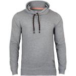 Qs By S.Oliver Men'S Hooded Long Sleevesweatshirt - Grey - Grau (Grey/Black) - Large (Brand Size: Herstellergröße: L)