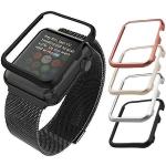 qualiquipment Aluminium Case Compatible with Apple Watch, iWatch Accessories Case Bumper Cover Protective Case in Sizes 42 mm/38 mm for Series 1, Series 2, Series 3 (42 mm Black)