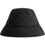 Naisten Mustat Klassiset Polyamidista valmistetut Tikatut ARKET Kestävän muodin Bucket-hatut alennuksella 