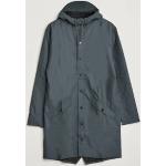 RAINS Long Jacket Slate Grey