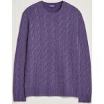 Miesten Violetit Koon XL Ralph Lauren Purple Label O -kaula-aukkoiset Plus-koon neulepaidat alennuksella 