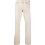 Ralph Lauren Purple Label straight-leg slim cotton trousers - Neutrals