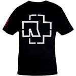 Rammstein Men's Black Logo T-Shirt, large