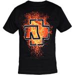 Rammstein, Men's "Lava Logo" T-Shirt-Medium