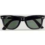 Ray-Ban Original Wayfarer Sunglasses Black/Crystal Green