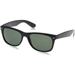 Ray-Ban Unisex Wayfarer Sunglasses (New Wayfarer) - Black (Frame: Black, Lens: Silver Flash 622/30), size: 55 mm