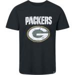 Recovered Clothing T-paita - NFL Packers Logo - S- M - varten Miehet - Musta