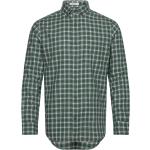 Miesten Vihreät Casual-tyyliset Flanelliset Koon M Gant Vapaa-ajan paidat 