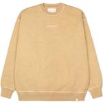 Revolution - Loose Fit Crewneck with Brand Embroidery - Pulloverit Koko S - beige