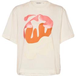 Rhos Sabloni Placement T-Shirt Cream Marimekko