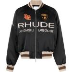 RHUDE x Lamborghini satin bomber jacket - Black