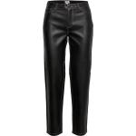 Ria Trousers Bottoms Trousers Leather Leggings-Housut Black Twist & Tango
