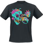 Rick And Morty T-paita - Eyeball Skull - S- XXL - varten Miehet - Musta