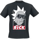 Rick And Morty T-paita - Rick - M- XXL - varten Miehet - Musta