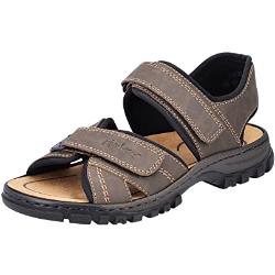 Rieker Men's Sandals, 25051 - Brown - 45 EU