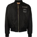 Roberto Cavalli patch-detail bomber jacket - Black