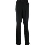 Rochas pleat-detail tailored trousers - Black