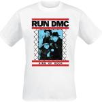 Run DMC T-paita - King of Rock Fence - S- XL - varten Miehet - Valkoinen