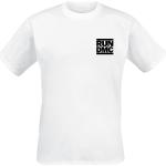 Run DMC T-paita - King of Rock Hand - S- XXL - varten Miehet - Valkoinen