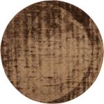 Ruskeat Viskoosiset Rugvista Pyöreät matot läpimitaltaan 300cm alennuksella 