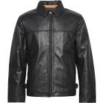 Rusty Dusty Leather Jacket Nahkatakki Black Jofama
