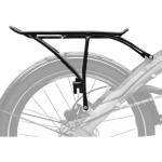 Rymebikes Folding Bike Brake Disc Brake Pannier Rack Musta