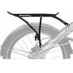 Rymebikes Folding Bike Brake Disc Vbrake Pannier Rack Musta