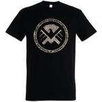 Miesten Mustat Klassiset Koon XXL Urban Backwoods Marvel Logo-t-paidat 