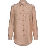 Sahara Linen Shirt Tops Shirts Linen Shirts Brown Balmuir