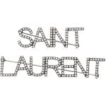 Naisten Hopeanväriset Metalliset Saint Laurent Paris Rintakorut 