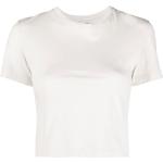 Naisten Valkoiset Ekologisesti tuotetut Lyhythihaiset Saint Laurent Paris O -kaula-aukkoiset Logo-t-paidat 