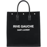 Mustat Mokkanahkaiset Saint Laurent Paris Rive Gauche Tote-laukut 