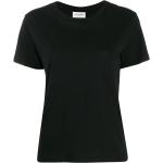 Naisten Mustat Klassiset Lyhythihaiset Saint Laurent Paris O -kaula-aukkoiset Lyhythihaiset t-paidat 