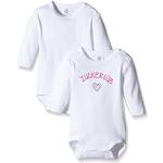 Sanetta Baby Girls 322140 Bodysuit, White (white 10), 98