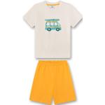 Sanetta - Kid's Boy Modern Mainstream Pyjama Short - Perusalusvaatteet Koko 116 - oranssi