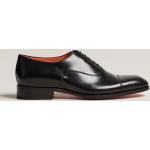 Miesten Mustat Vasikannahkaiset Koon 42,5 SANTONI Oxford-kengät 