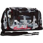 Satch Sports Bag, 25 Litres, Shoe Compartment, Padded Shoulder Strap Synthetic, City Fitty - Grey