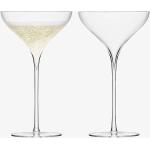 Savoy Champagne Saucer Set 2 Home Tableware Glass Champagne Glass Nude LSA International