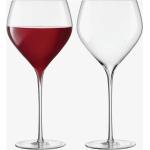 Savoy Red Wine Glass Set 2 Home Tableware Glass Wine Glass Red Wine Glasses Nude LSA International