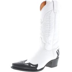 Sendra Boots 13170 Nego Blanco Ladies western boots - white black