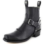 Sendra Boots 6445 Biker Ankle Boots Motorcycle Boots Black Size: 3