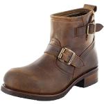 Sendra Boots 11973 Engineer Boots with Thinsulate Insulation and Steel Toe Cap for Men and Women Brown, Seaweed