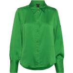 Shirt Dani Satin Tops Shirts Long-sleeved Green Lindex