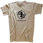 Miesten Beiget Koon XXL Shirtzshop Suicide Squad O -kaula-aukkoiset Puuvillaurheilu-t-paidat 