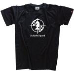 Miesten Mustat Koon S Shirtzshop Suicide Squad O -kaula-aukkoiset Puuvillaurheilu-t-paidat 