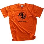 Shirtzshop Men's T-Shirt Suicide Squad Schach Chess, orange
