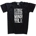 Shirtzshop T-Shirt Nikola Tesla Scientific Mind, black, m